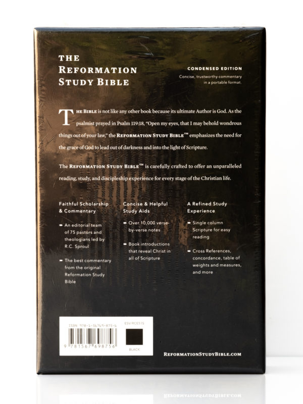 ESV Reformation Study Bible Condensed Back Cover